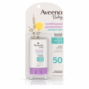 Aveeno Natural Protection Spf50+Baby Mineral Stick 0.5oz (3 Pack) by Aveeno