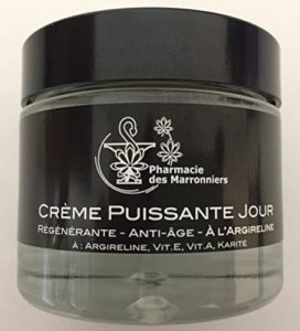 CREME PUISSANTE ANTI-AGE JOUR à l'argireline -Pharmacie Marronniers- 50ml