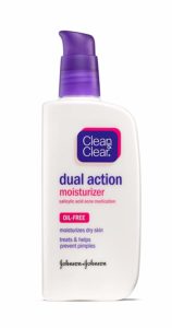 Clean & Clear Hydratant à double effet - Hydrate et protège contre les boutons - Sans huile - 120 ml