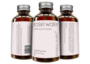 Eau de Rose Poppy Austin - Lotion Tonifiante Visage - 100% Pure Eau de Rose Marocaine - Bio, Naturel & Fabrication Artisanale - Tonique pour le Visage & Hydratant Naturelle - 120 ml