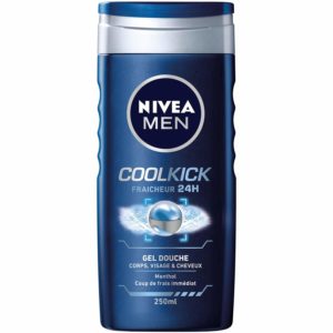 NIVEA MEN Cool Kick Gel Douche 250 ml - Lot de 3