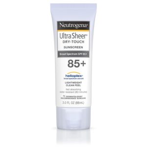 Neutrogena Ecran solaire sec au toucher Ultra Sheer - Protection UVA UVB à large spectre - SPF 85 - 88 ml