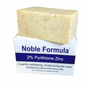 Noble Formula 2% Pyrithione Zinc (ZnP) Bar Soap 3.25 oz - Hand Crafted in the USA, Especially Formulated for Those with Psoriasis, Eczema, Dry and Sensitive Skin by Noble Formula