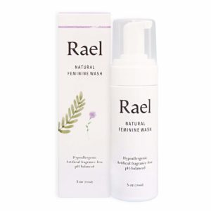 Rael Nettoyant Purifiant Féminin Naturel - 50ml - Pour Peau Sensible - Parfum Léger et Fraîcheur (Pack de 3)
