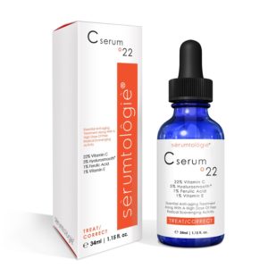 serumtologie C serum º22 Max Anti Aging 22% de sérum de vitamine C - Hydratant - Anti-Rides - 5% d'acide hyaluronique, vitamine E 1%, 1% d'acide férulique