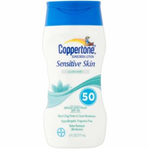 Coppertone - Peau Sensible Afrmaient Lotion Spf 50 6 Fl Oz