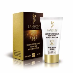 Crème haute protection solaire SPF 50+ multi-actions peaux grasses – Teintée (2-dark beige)