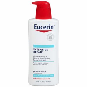 Eucerin Lotion restauratrice enrichie Plus Intensive Repair - Pour peaux très sèches et qui pèlent - 500 ml