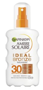 Garnier Ambre Solaire Ideal Bronze Spray Protecteur Révélateur de Bronzage FPS 30 200 ml