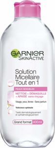 Garnier Skin Active Solution Micellaire Tout En 1 Peaux Sensibles Grand Format 400 ml - Lot de 2