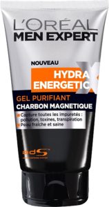 L'Oréal Men Expert Hydra Energetic X Gel Nettoyant Purifiant Homme au Charbon 150ml