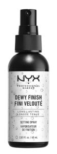 NYX - Spray fixant maquillage professionnel - Dewy Finish