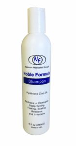 Noble Formula Zinc Shampoo - 2% Pyrithione Zinc (ZnP), 8 Oz, Especially Formulated for Those with Psoriasis, Eczema, Dry and Sensitive Scalp by Noble Formula
