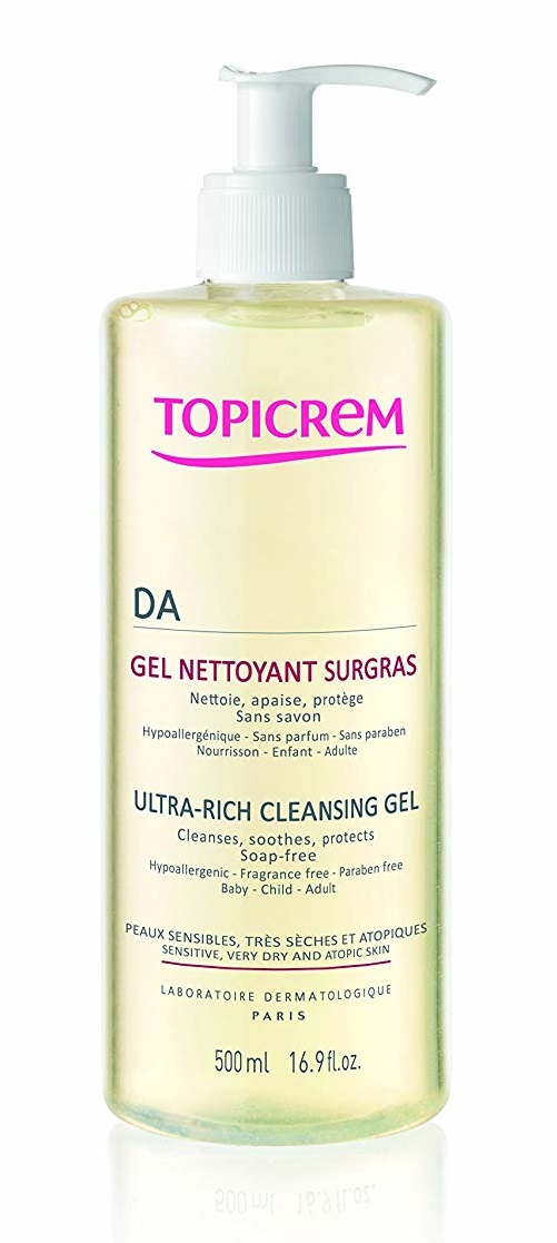 Gel de douche Topicrem Da Peau sèche Nettoyant 500 ml main image 0