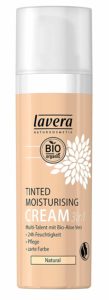 lavera Crème hydratante teintée - Tinted Moisturising Cream 3in1 -Natural- crème hydratante - vegan - Cosmétiques naturels - Make up - Ingrédients végétaux bio - 100% Naturel Maquillage (30 ml)